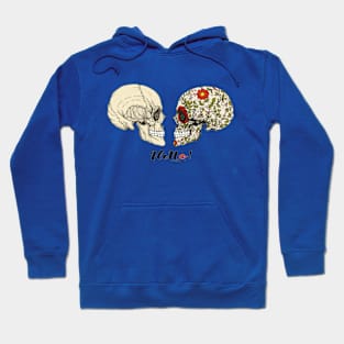 Human Skulls with hello slogan Hoodie